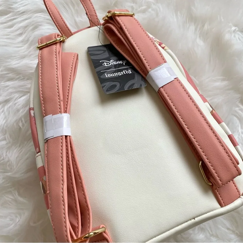 Loungefly Disney Best Friends Stripe Mini Backpack